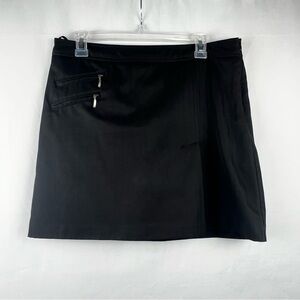 Women's IZOD Golf Tennis Skort Skirt Athletic Y2K Preppy Pockets  Black Size 8